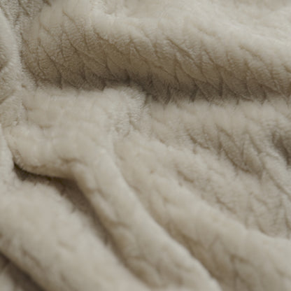 Microplush Chevron Blanket Fabric Texture Close Up