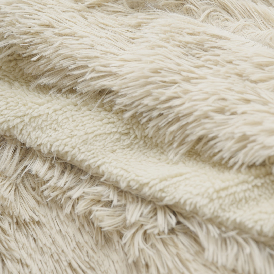 Shaggy Faux Fur Sherpa Blanket