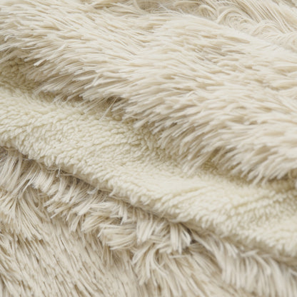 Shaggy Faux Fur Sherpa Blanket
