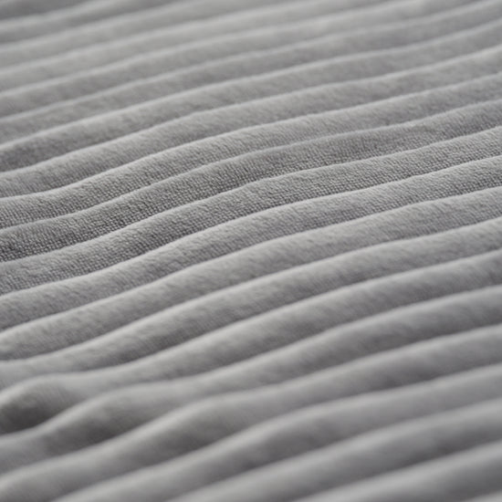 Microplush Ribbed Blanket Fabric Texture Close Up