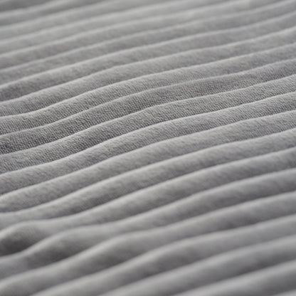 Microplush Ribbed Blanket Fabric Texture Close Up