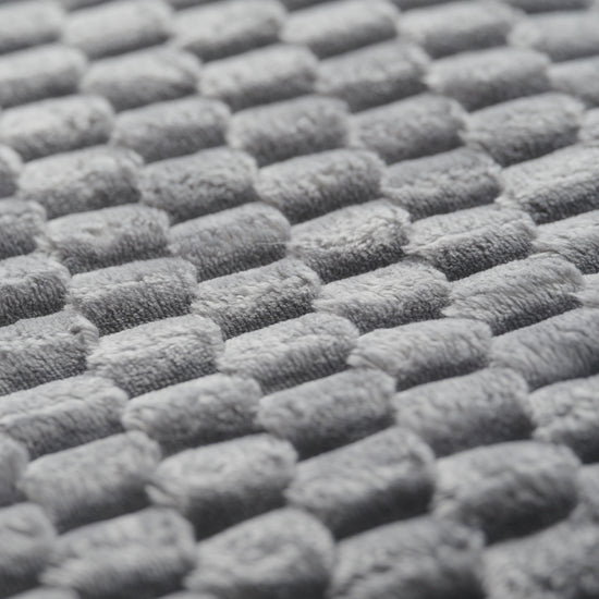 Microplush Waffle Blanket Fabric Texture Close Up