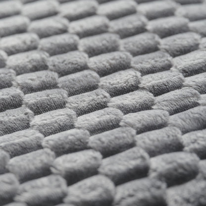 Microplush Waffle Blanket Fabric Texture Close Up