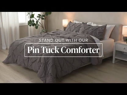 Ultra-Soft Pintuck Comforter Set