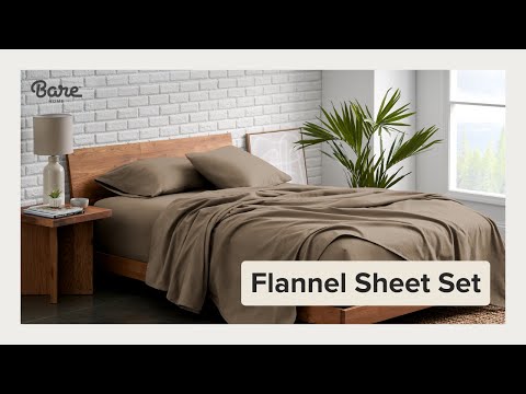 Cotton Flannel Sheet Set - Split California King