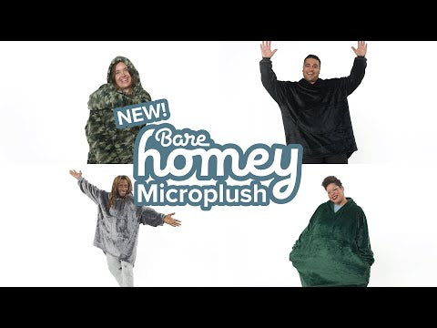 The Bare Homey™ - Microplush Wearable Blanket - Adult