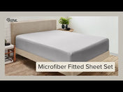 Microfiber Fitted Sheet - Short Queen