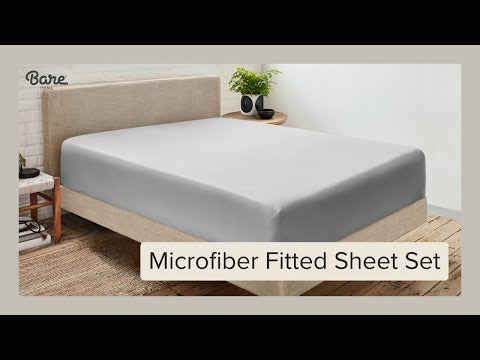 Microfiber Fitted Sheet - Short Queen