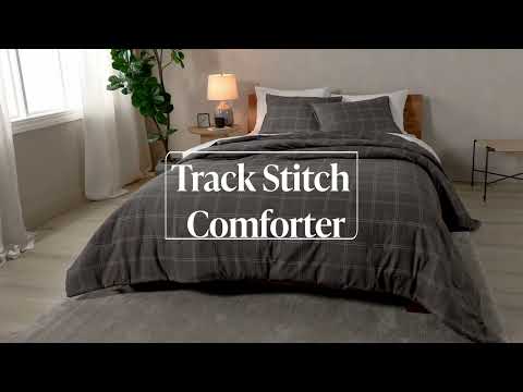 Down Alternative Track Stitch Comforter Set