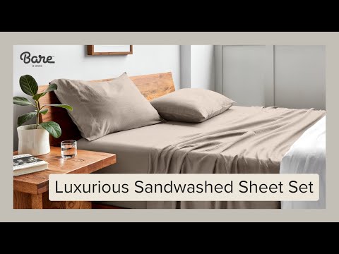 Washed Microfiber Sheet Set