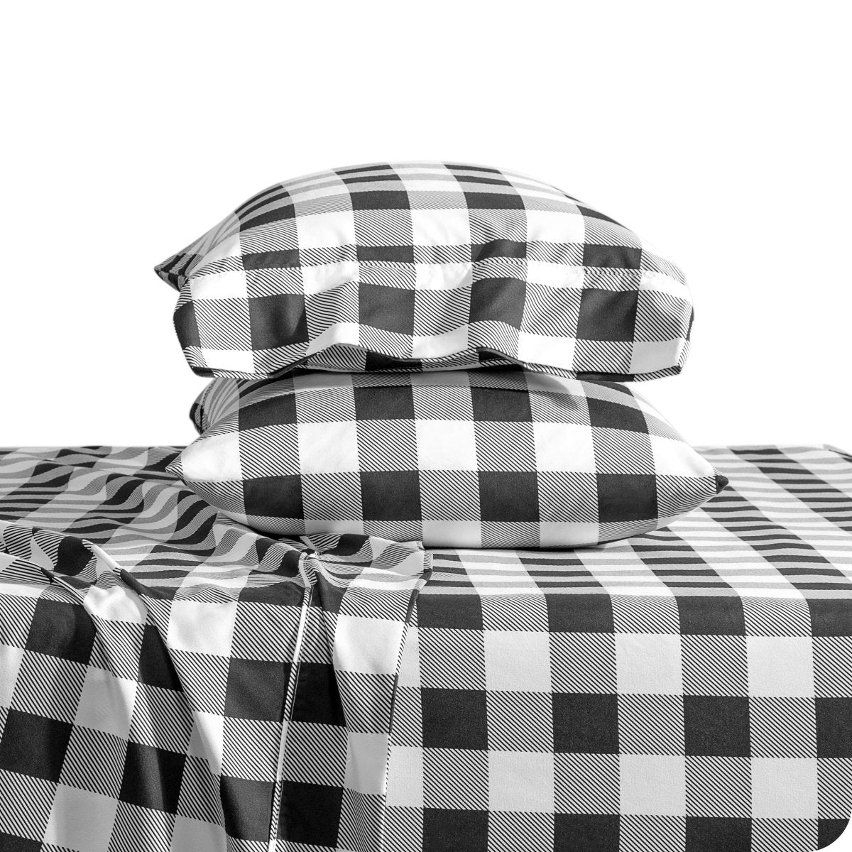Print Microfiber Hydro - Brushed Sheet Set - Twin XL - Bare Home