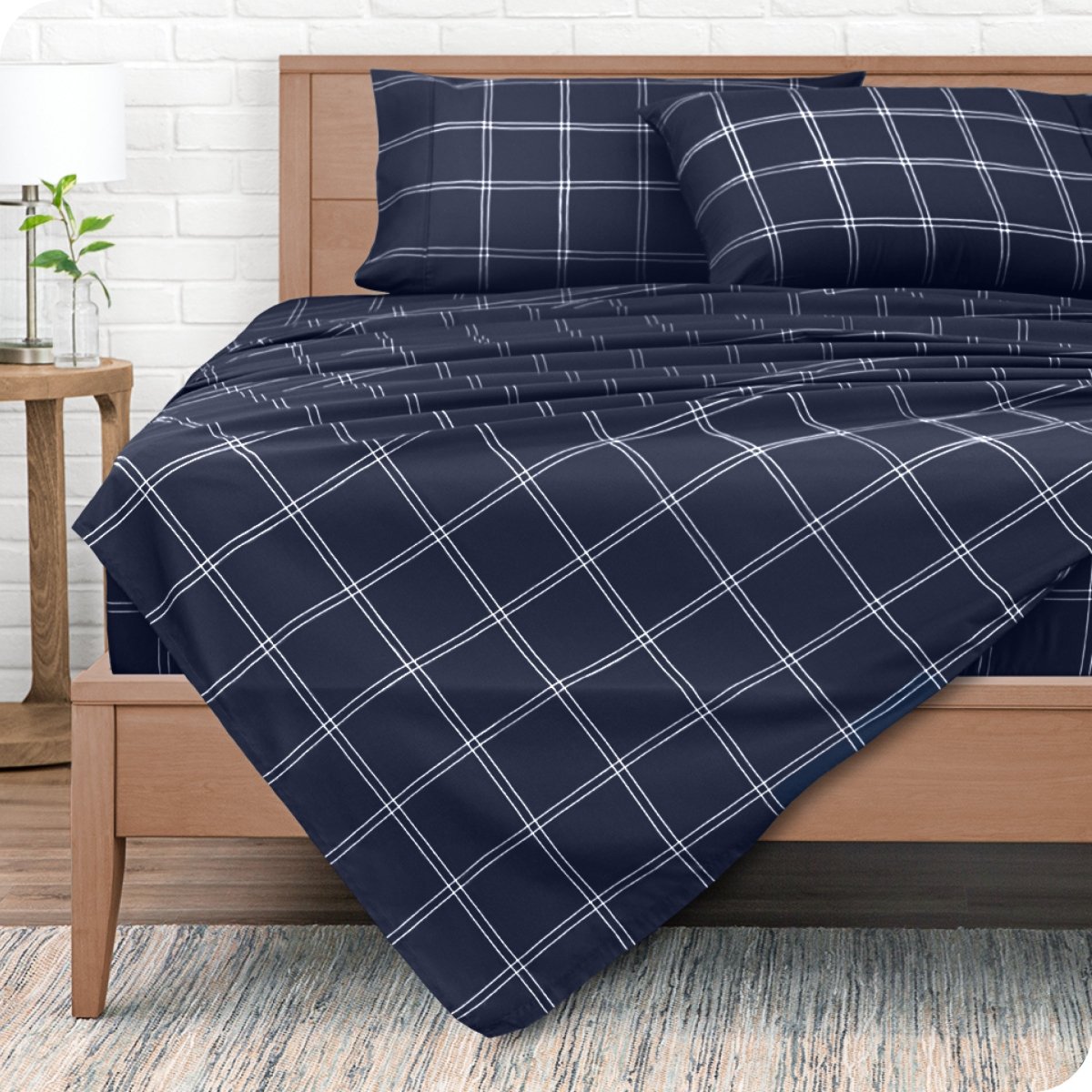 Print Microfiber Hydro - Brushed Sheet Set - Twin XL - Bare Home