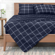 Print Microfiber Hydro - Brushed Sheet Set - Twin XL - Bare Home