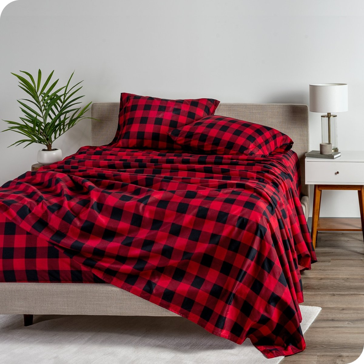 Print Microfiber Hydro - Brushed Sheet Set - Twin XL - Bare Home