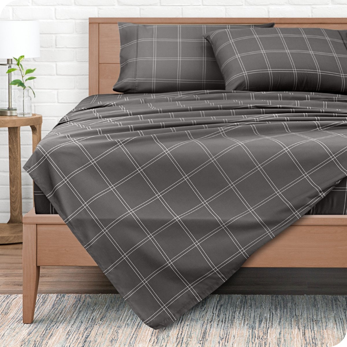 Print Microfiber Hydro - Brushed Sheet Set - Twin XL - Bare Home