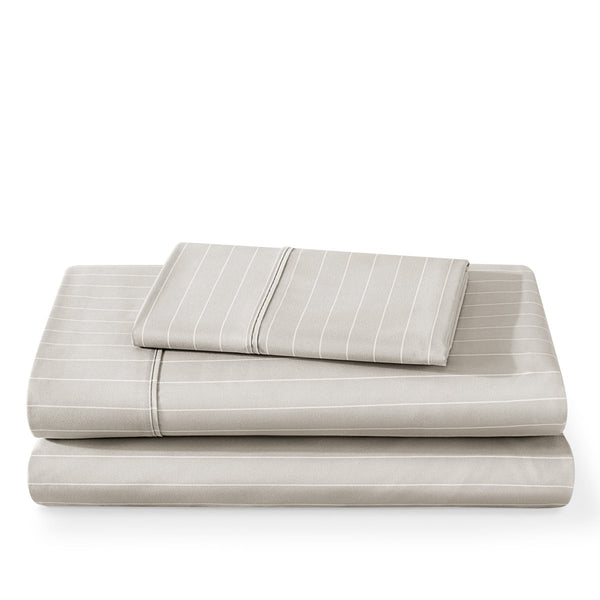 Print Microfiber Hydro - Brushed Sheet Set - Twin XL - Bare Home