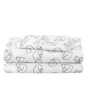 Print Microfiber Hydro - Brushed Sheet Set - Twin XL - Bare Home