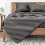 Print Microfiber Hydro - Brushed Sheet Set - Twin XL - Bare Home
