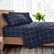 Print Microfiber Hydro - Brushed Sheet Set - Twin XL - Bare Home