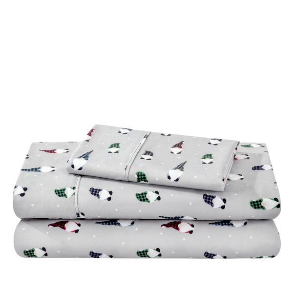Print Microfiber Hydro - Brushed Sheet Set - Twin XL - Bare Home