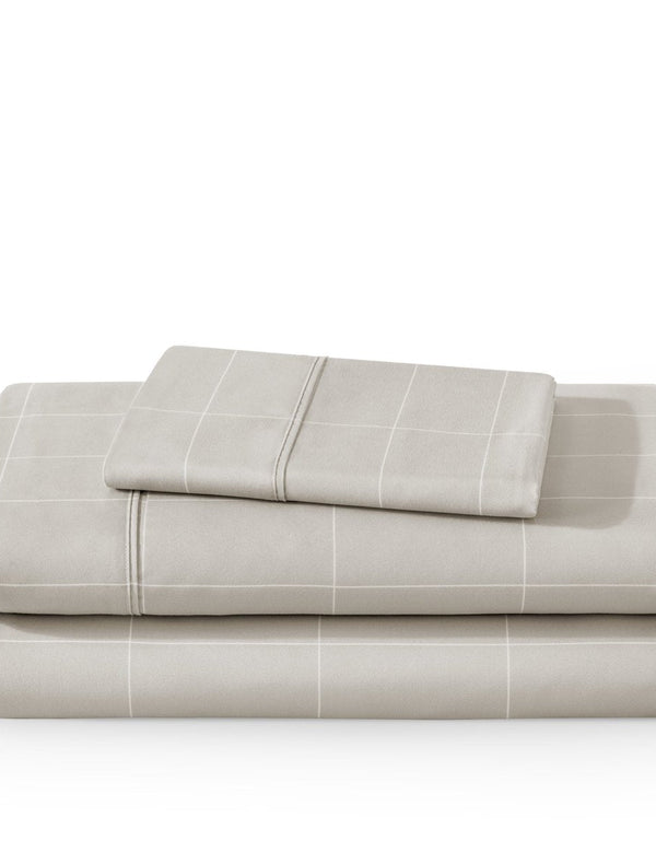 Print Microfiber Hydro - Brushed Sheet Set - Twin XL - Bare Home