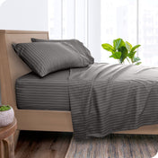 Print Microfiber Hydro - Brushed Sheet Set - Twin XL - Bare Home