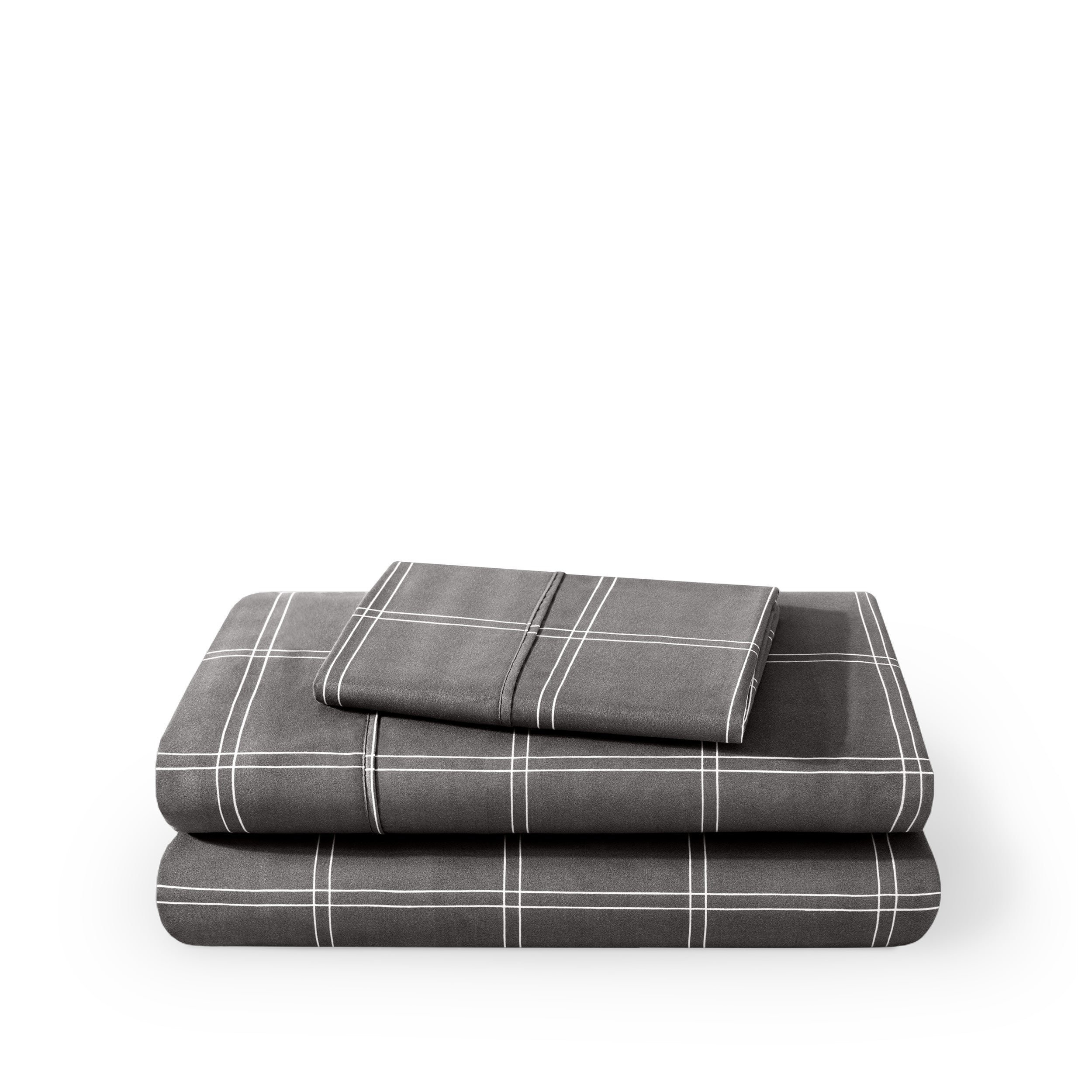 Print Microfiber Hydro - Brushed Sheet Set - Twin XL - Bare Home