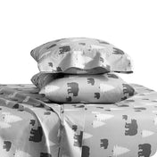 Print Microfiber Hydro - Brushed Sheet Set - Twin XL - Bare Home