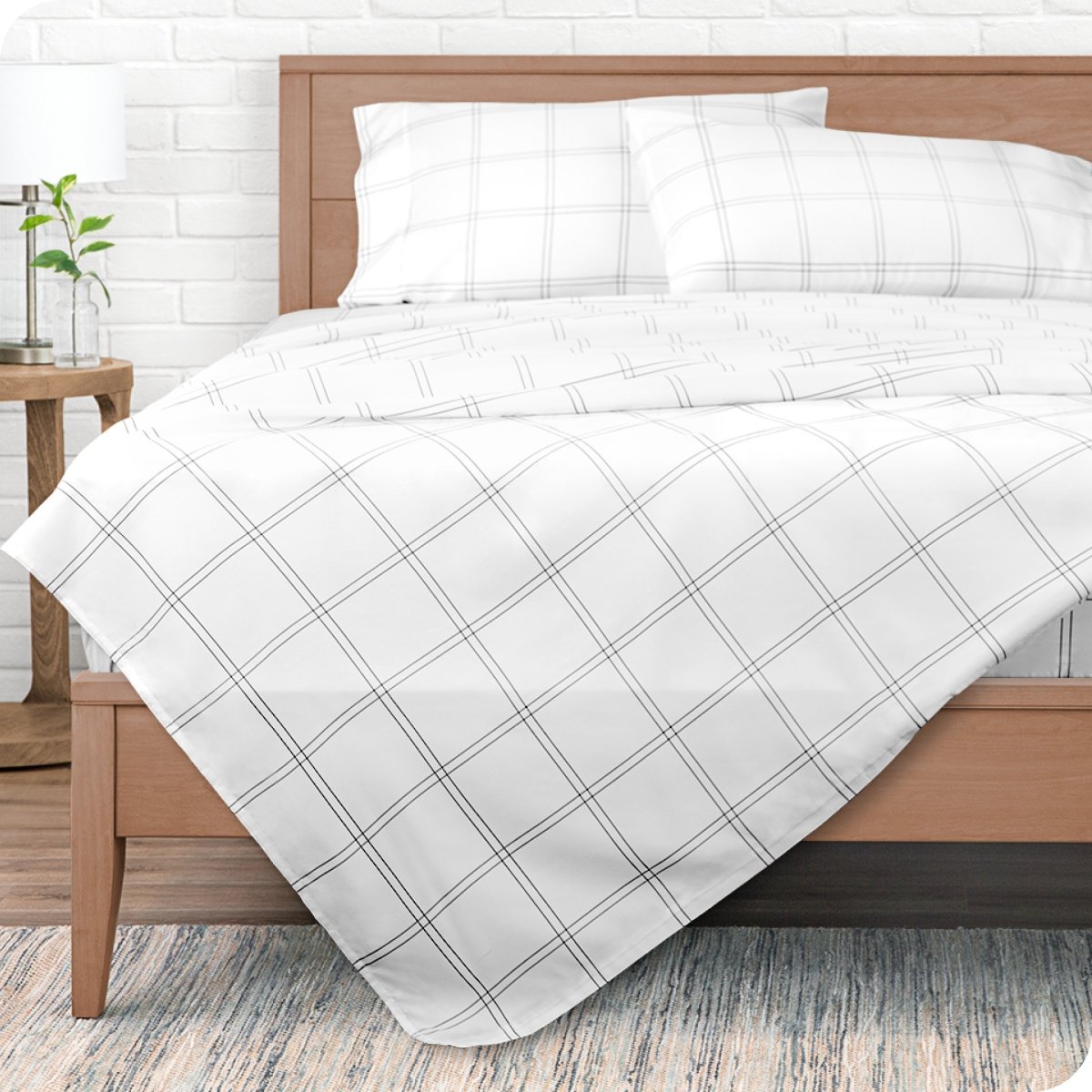Print Microfiber Hydro - Brushed Sheet Set - Twin XL - Bare Home