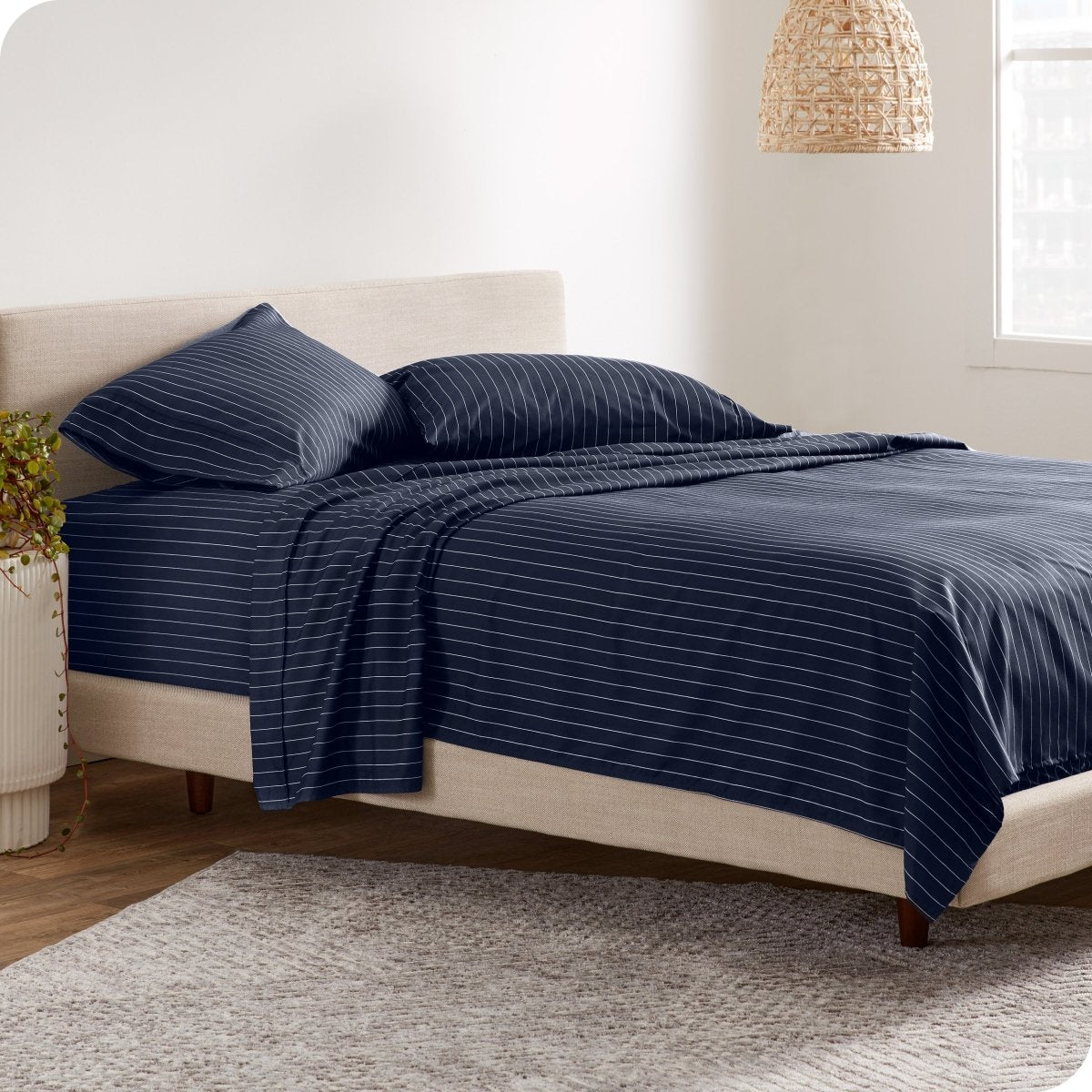 Print Microfiber Hydro - Brushed Sheet Set - Twin XL - Bare Home