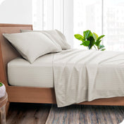 Print Microfiber Hydro - Brushed Sheet Set - Twin XL - Bare Home