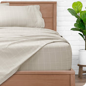 Print Microfiber Hydro - Brushed Sheet Set - Twin XL - Bare Home