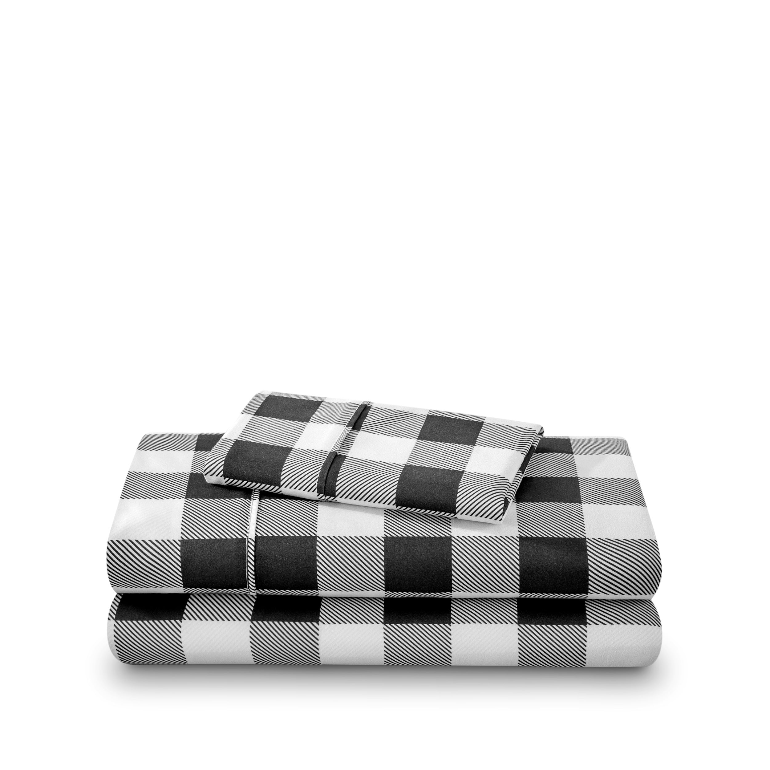 Print Microfiber Hydro - Brushed Sheet Set - Twin XL - Bare Home