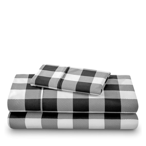 Print Microfiber Hydro - Brushed Sheet Set - Twin XL - Bare Home