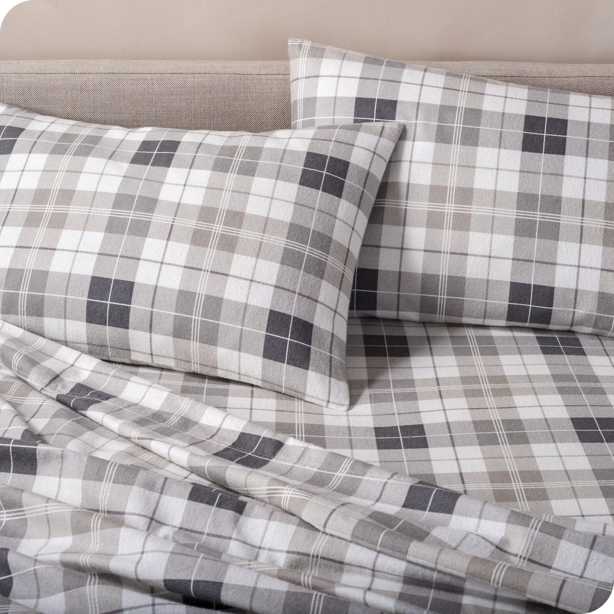 Cotton Flannel Sheet Set - Prints - Bare Home