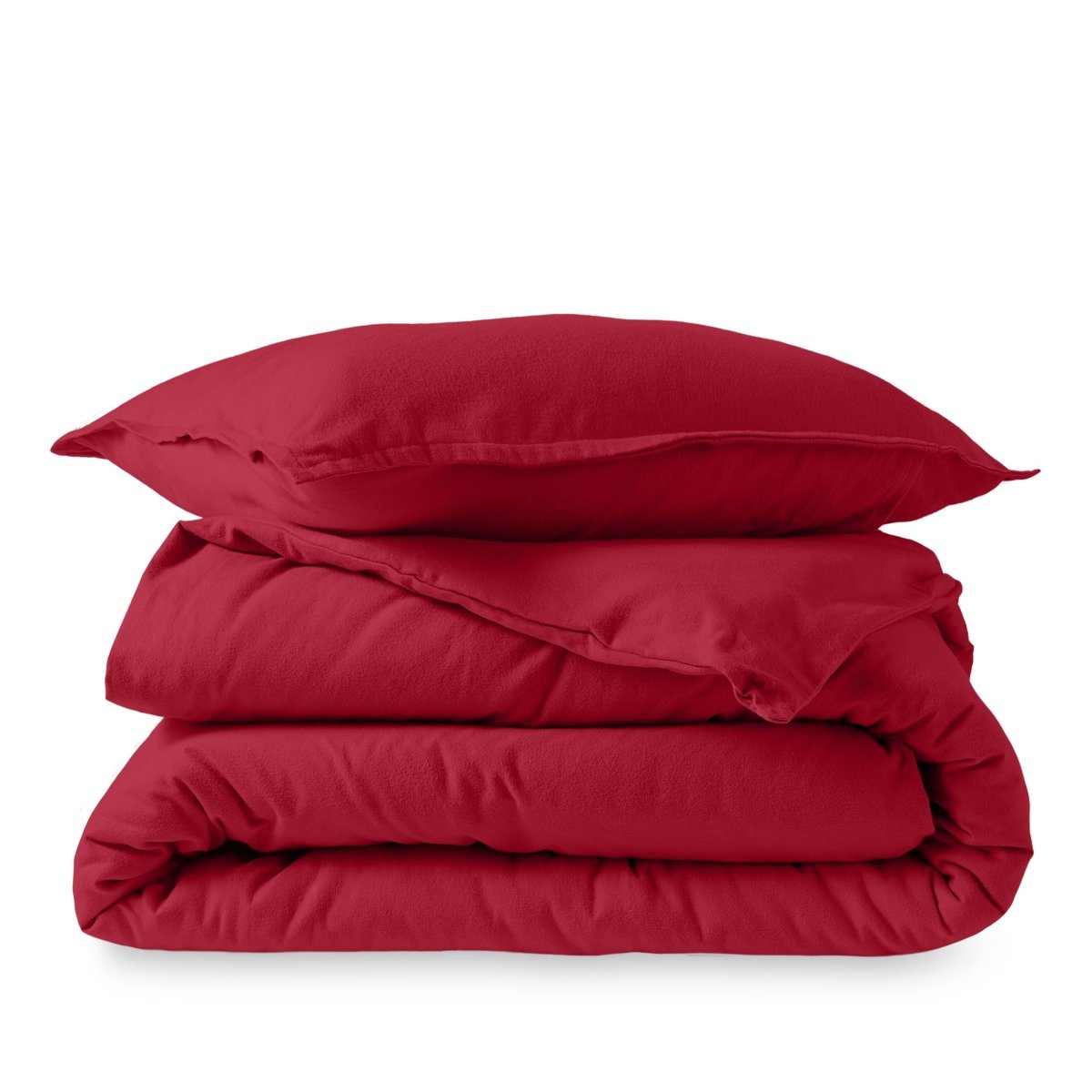 Cotton Flannel Duvet Cover & Sham Set