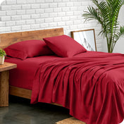 Microfiber Sheet Set - Open End Pillowcase - Bare Home