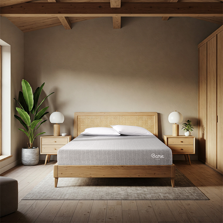 Bare Home Mattress in a clean modern room