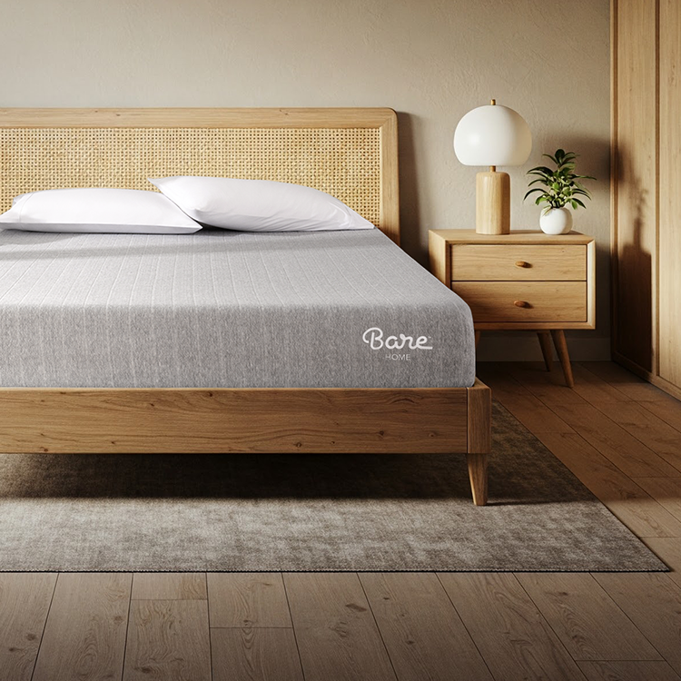 Bare Home Mattress in a clean modern room