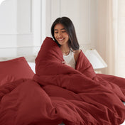 Microfiber Duvet Cover & Sham Set - Bare Home