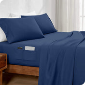 Sale - Microfiber Dual - Pocket Fitted Sheet - Bare Home