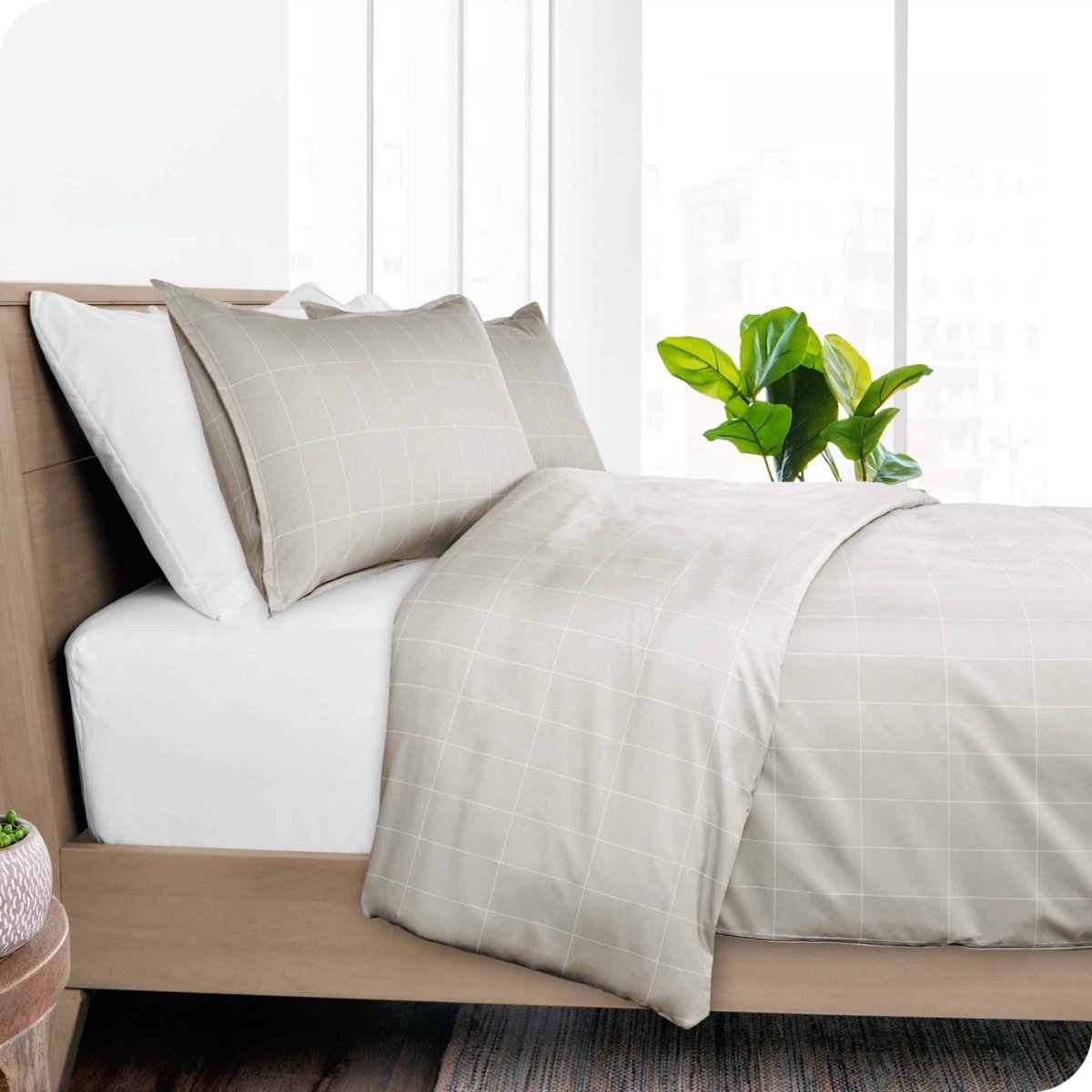 Sale - Microfiber Duvet Cover & Sham Set - Bare Home