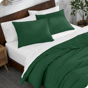 Sale - Organic Cotton Jersey Duvet Cover & Sham Set - Bare Home