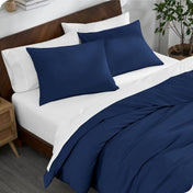 Sale - Organic Cotton Jersey Duvet Cover & Sham Set - Bare Home