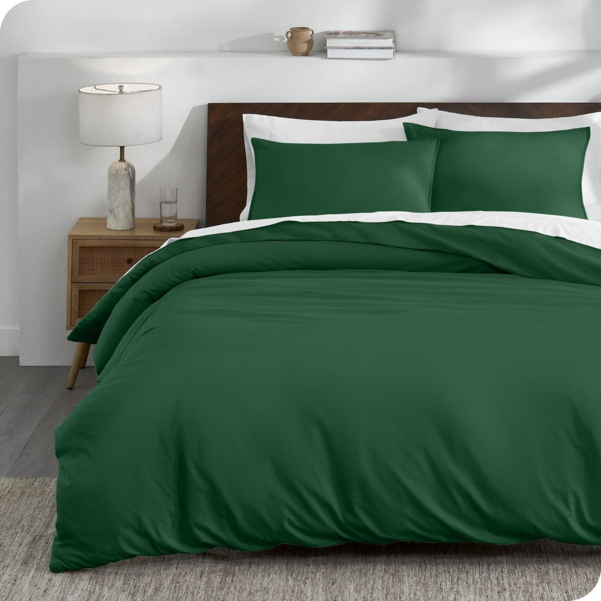 Sale - Organic Cotton Jersey Duvet Cover & Sham Set - Bare Home