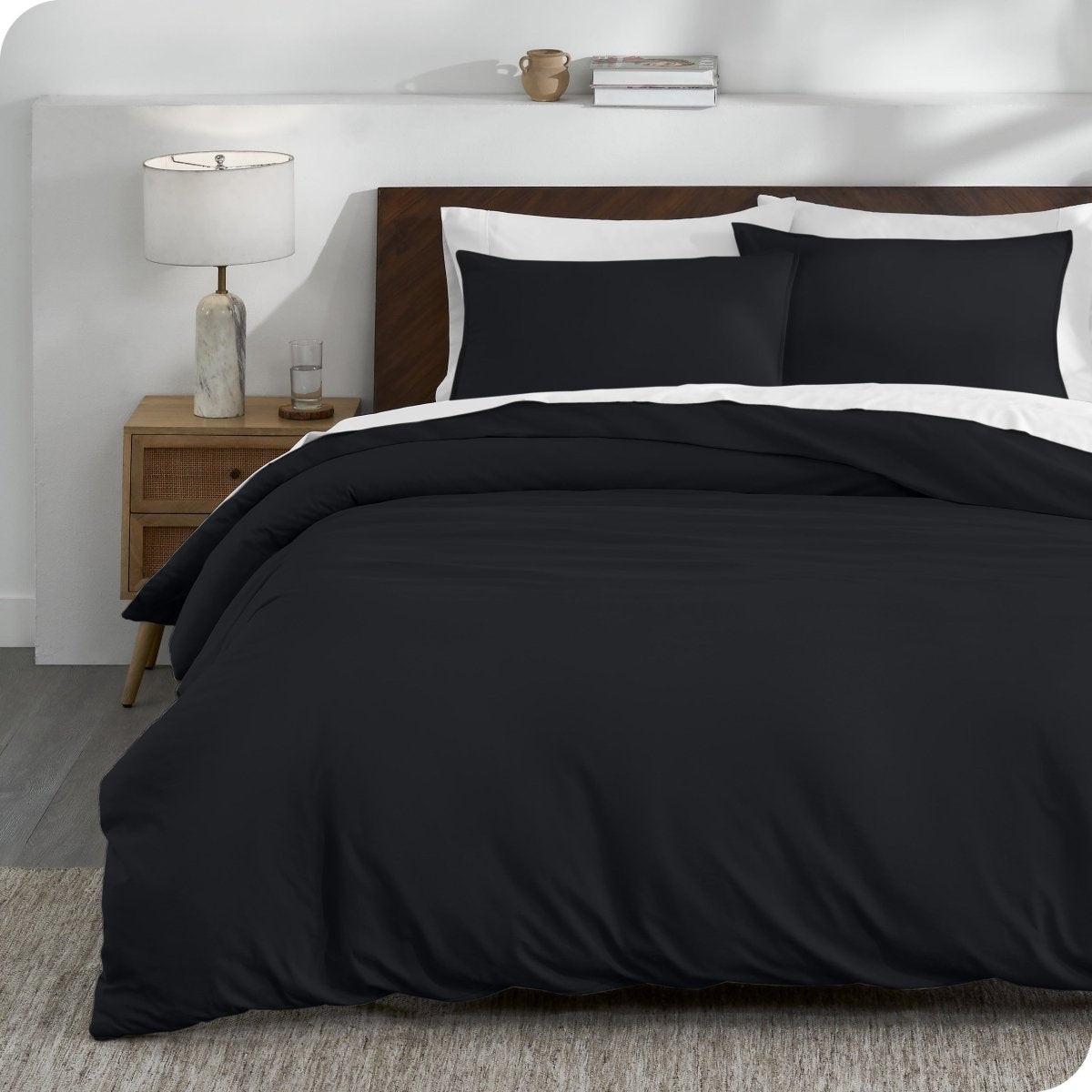 Sale - Organic Cotton Jersey Duvet Cover & Sham Set - Bare Home