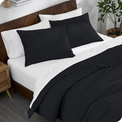 Sale - Organic Cotton Jersey Duvet Cover & Sham Set - Bare Home
