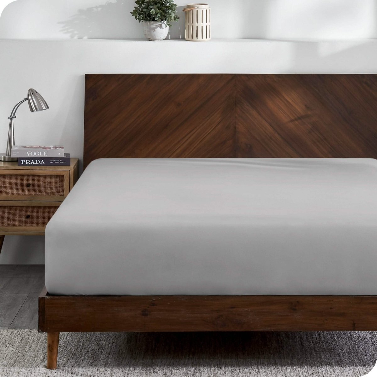 Sale - Organic Cotton Jersey Fitted Sheet - Bare Home