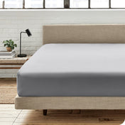 Sale - Organic Cotton Percale Fitted Sheet - Bare Home
