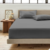Sale - Organic Cotton Percale Fitted Sheet - Bare Home